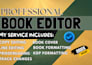 proofread book editing copy editing manuscript development self kdp publishing